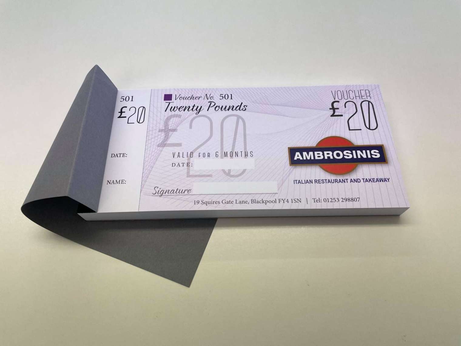 Gift Vouchers House of Print inc Grosvenor